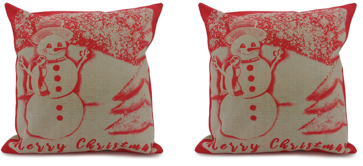 Christmas Cushion Covers 45x45 cm – Snowman