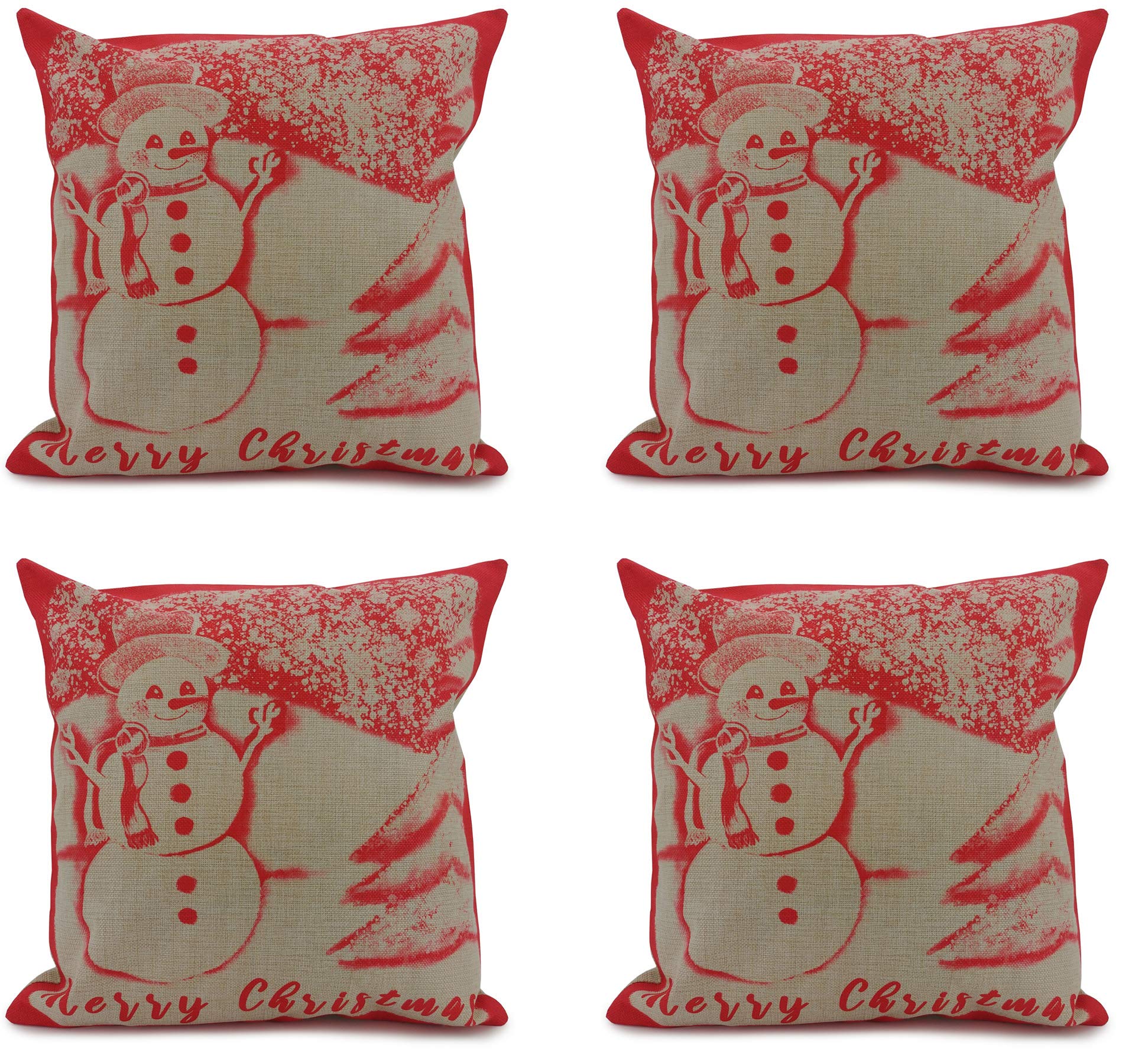 Christmas Cushion Covers 45x45 cm – Snowman