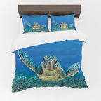 Sea Turtle Duvet Cover Set – Soaring Sea Turtle