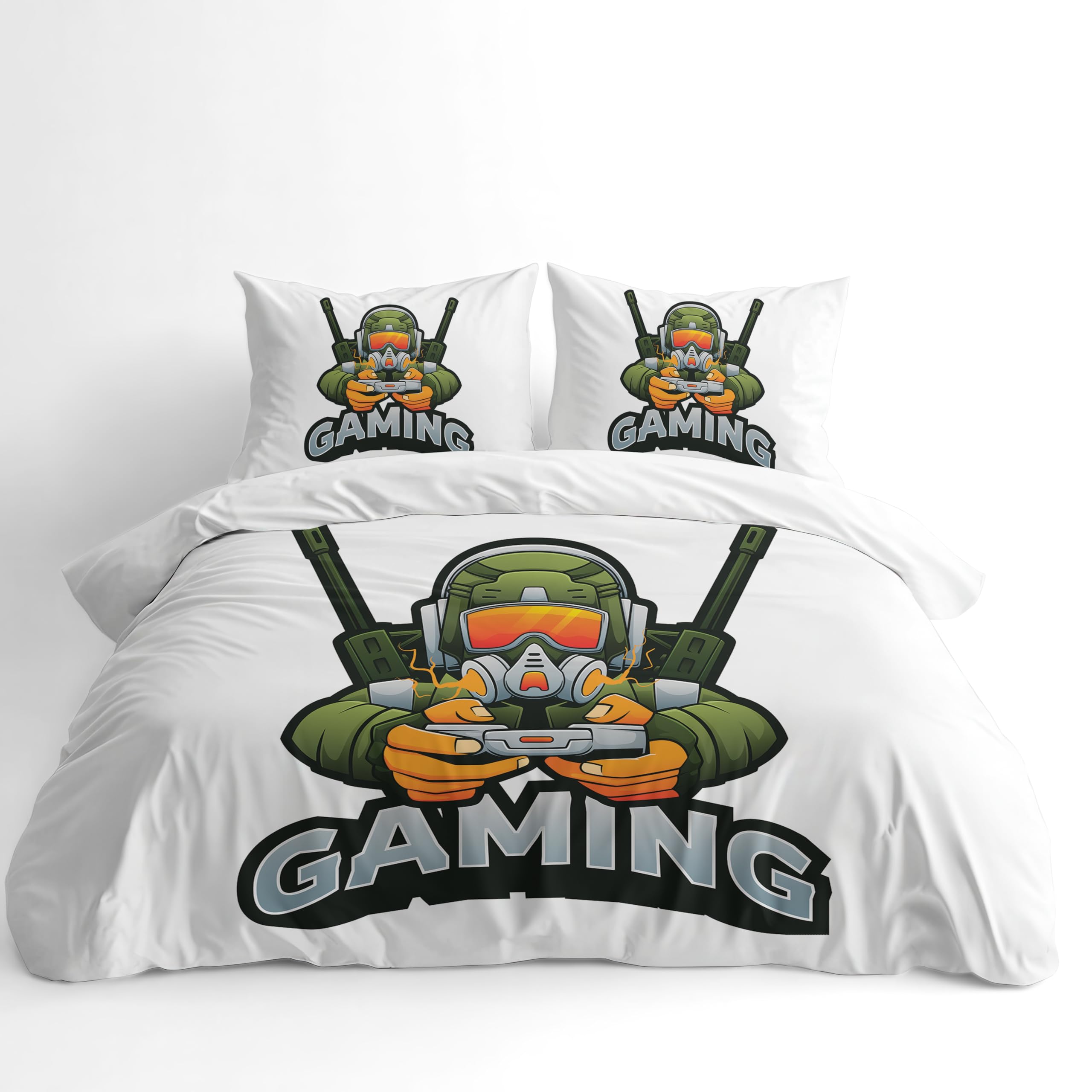 Gaming Duvet Cover Set – Soldier Gaming Controller
