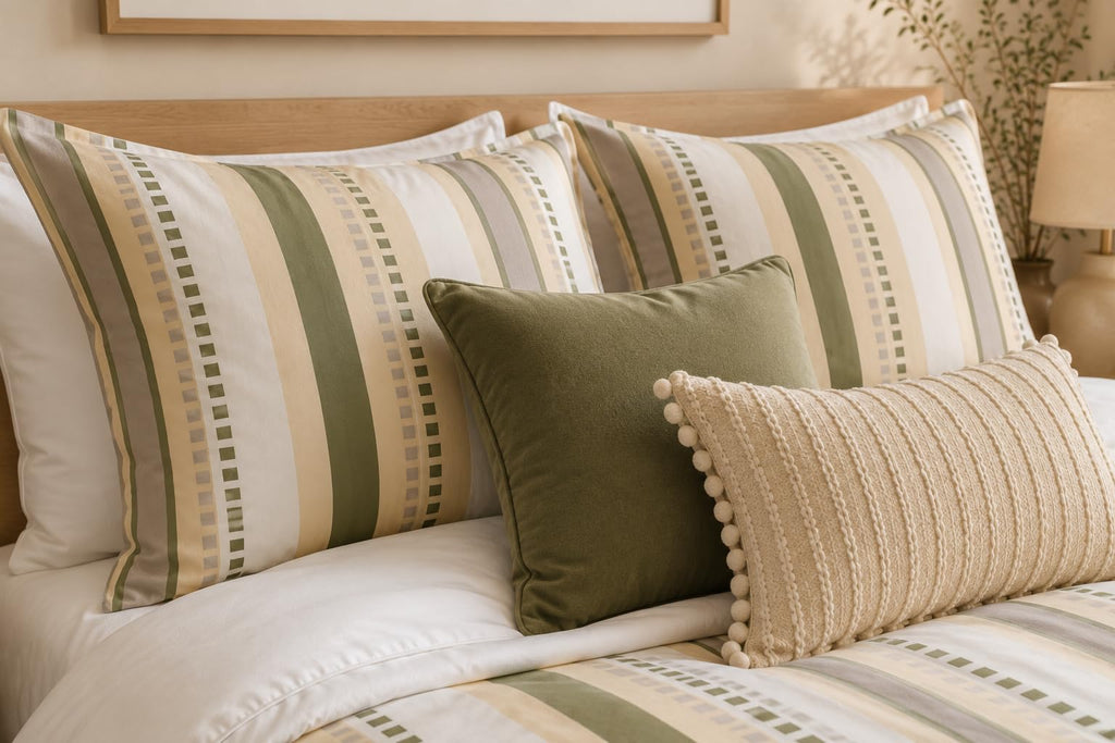 Stripe Duvet Cover Set – 10 Designs, Single to Emperor (view 4)