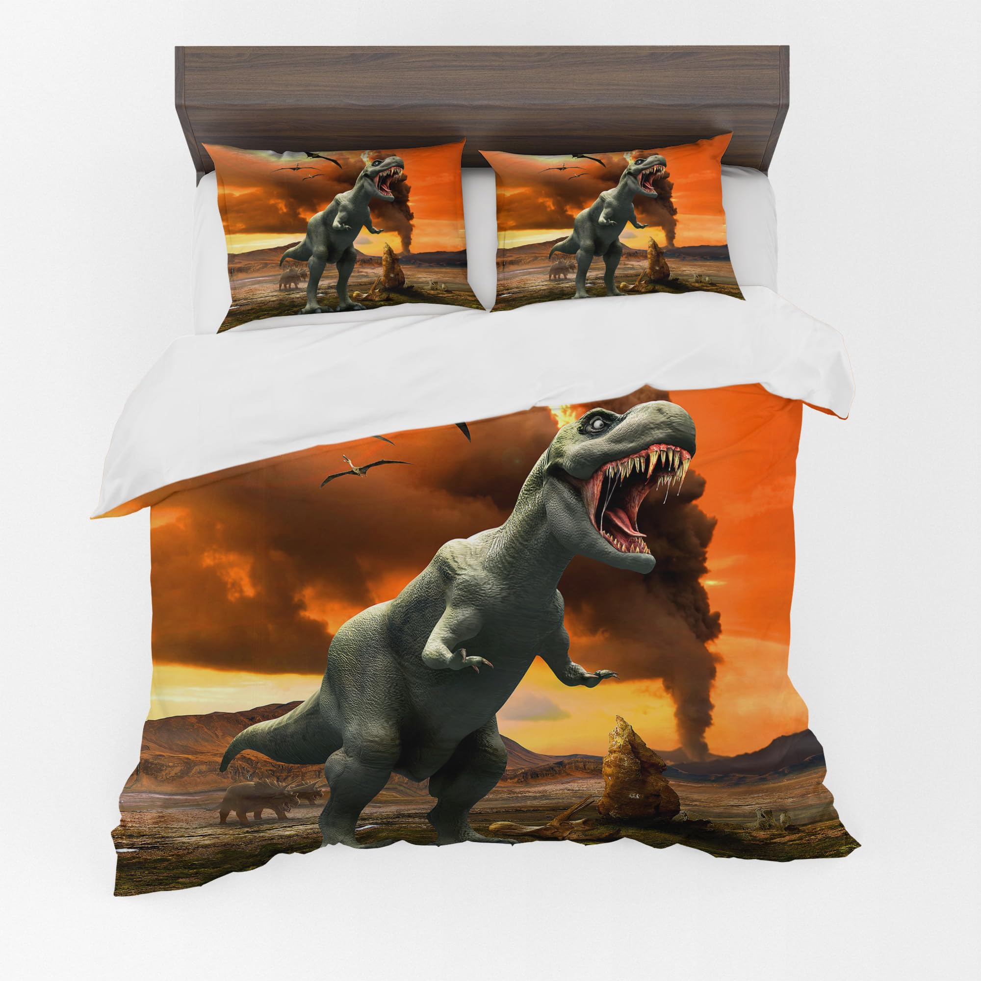 Dinosaur Duvet Cover Set – 7 Designs, Single to Super King Secondary image