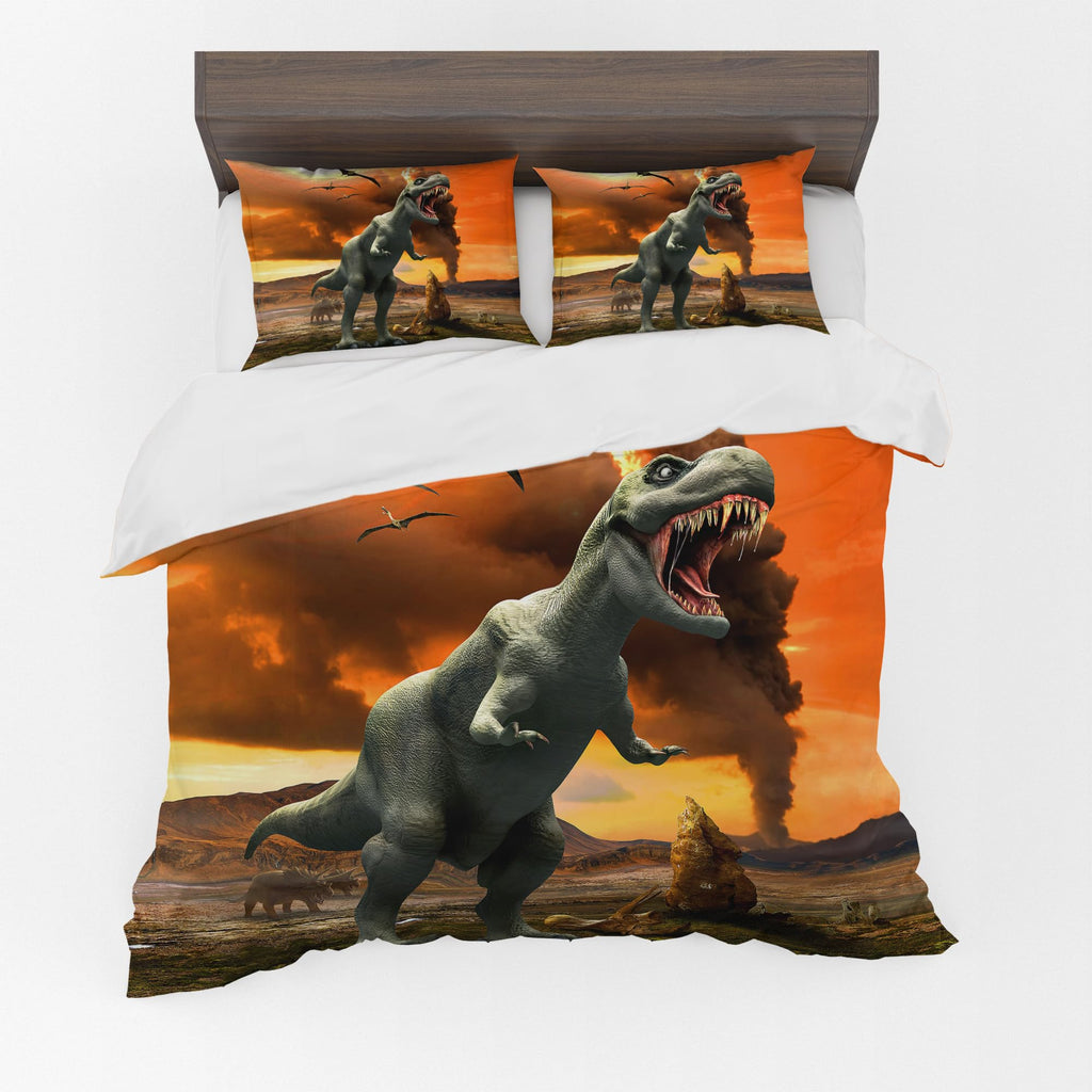 Dinosaur Duvet Cover Set – T-Rex Roar