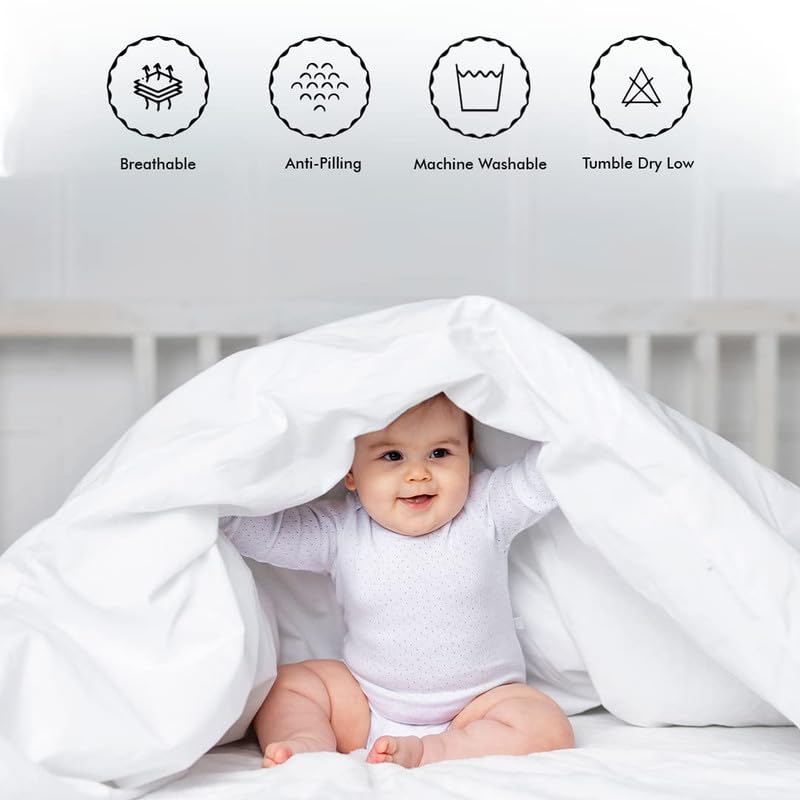 Toddler Duvet 120x150 cm – 4.5 to 9 Tog, Duvet & Pillow Options (view 2)