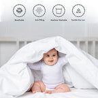 Toddler Duvet 120x150 cm – 4.5 to 9 Tog, Duvet & Pillow Options (view 2)
