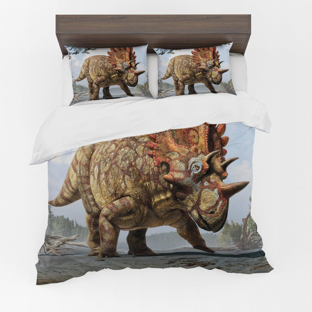 Dinosaur Duvet Cover Set – Triceratops