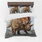 Dinosaur Duvet Cover Set – Triceratops