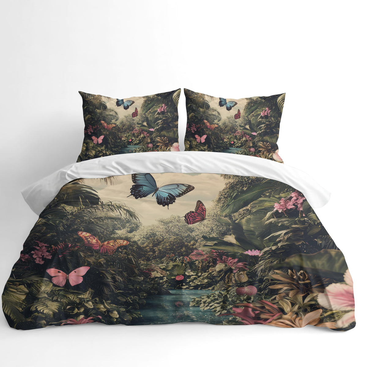 Botanical Duvet Cover Set – Tropical Jungle