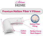 V Shaped Pillow with Pillowcase – 6 Colours (view 3)