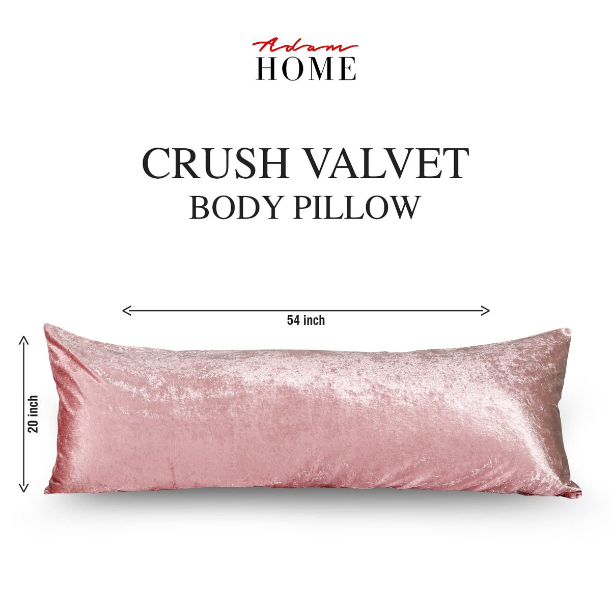 Crushed Velvet Bolster Pillow – 4 Colours, 3ft to 6ft (view 14)