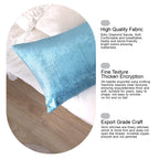 Crushed Velvet Bolster Pillow – 4 Colours, 3ft to 6ft (view 24)