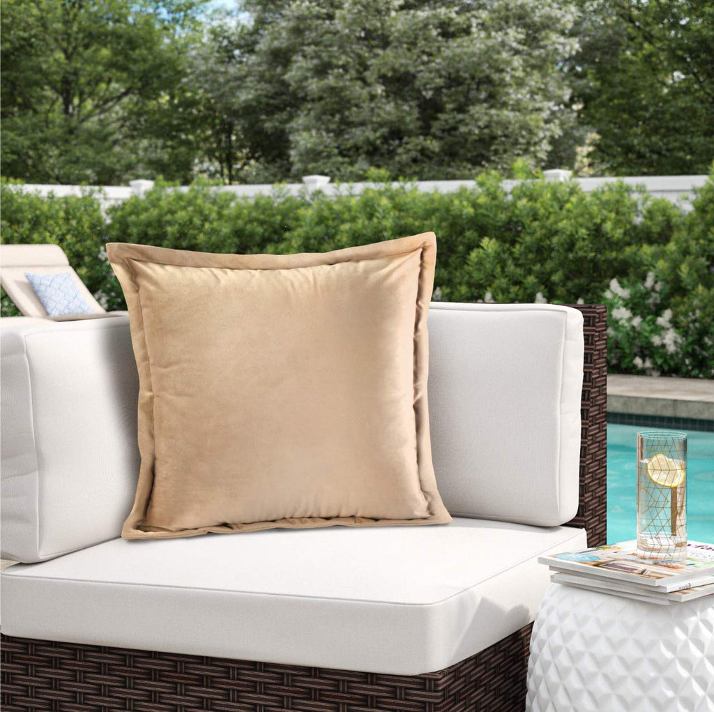 Velvet Cushion Covers 45x45 cm – 4 Colours, Packs of 2 & 4 (view 2)