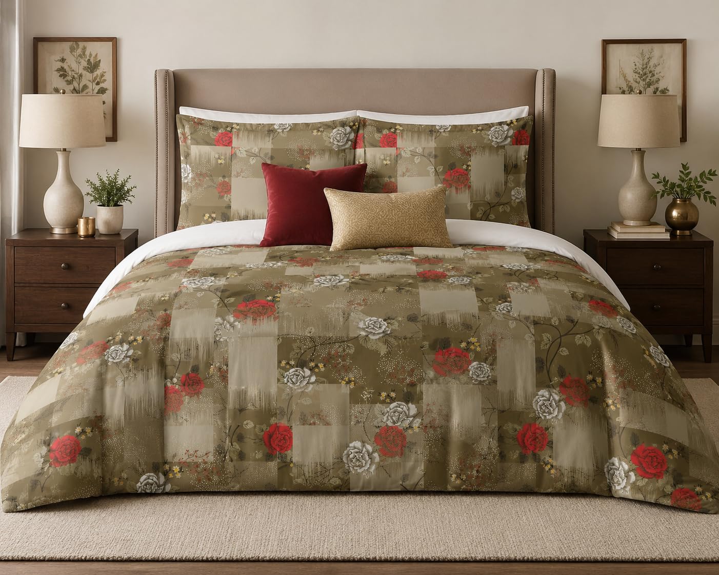 Patchwork Duvet Cover Set – 10 Designs, Single to Emperor Secondary image