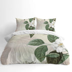 Botanical Duvet Cover Set – White Camellia