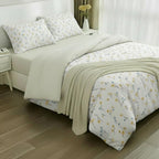 Rhyn Floral Duvet Cover Set – White Floral
