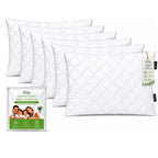 Quilted Pillow Protectors 50x75 cm – White