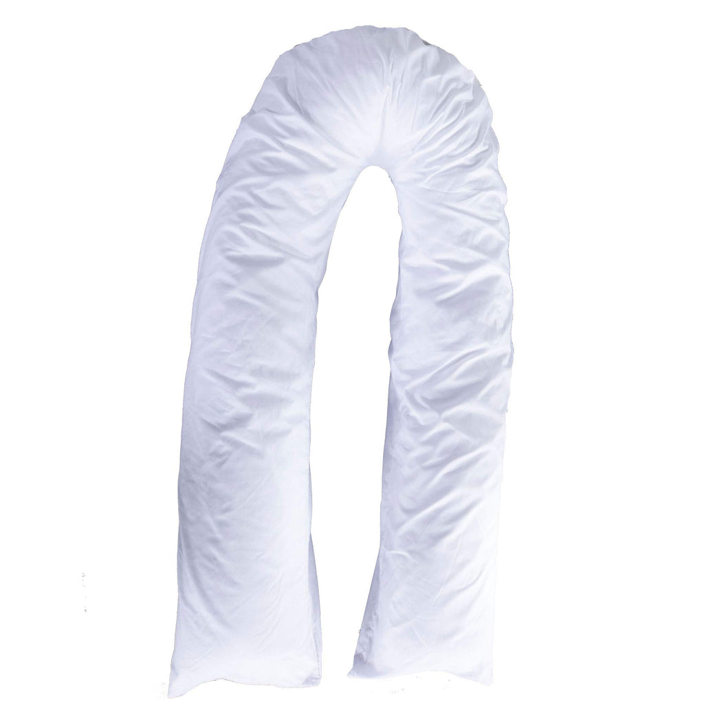 U Pregnancy Pillow Case 12ft – White