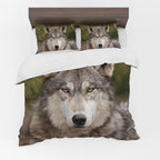 Animal Duvet Cover Set – Wolf in Jungle