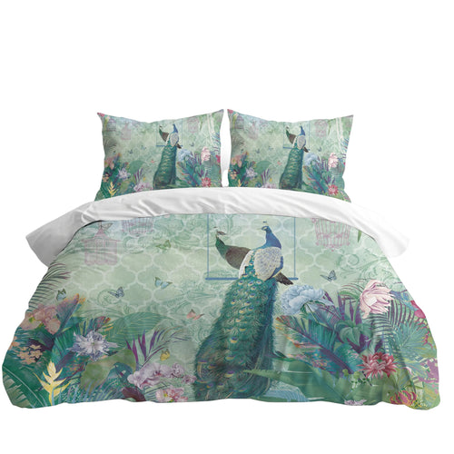 Bird Duvet Cover Set – 4 Designs, Single to Emperor
