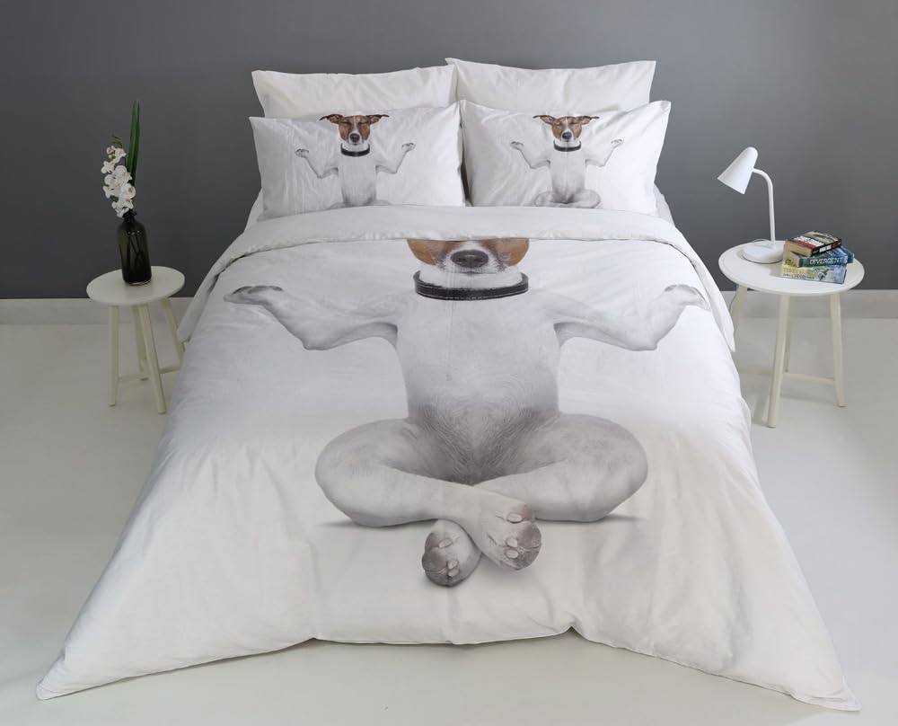 Dog Duvet Cover Set – Yoga Dog