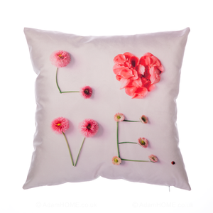 Valentines Cushion Cover “Flower Love”