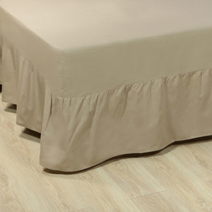 Latte Fitted Valance Sheet