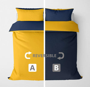 Plain Dyed Reversible Complete Bedding Set