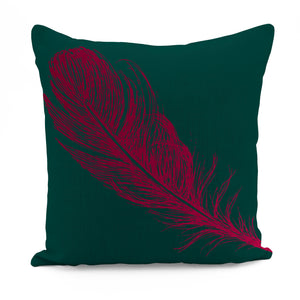 Emerald Rustic Feathers