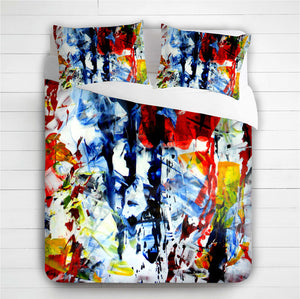 Abstract Colors 3D Duvet Cover Set