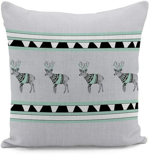 Turquoise Nordic Cushion Cover