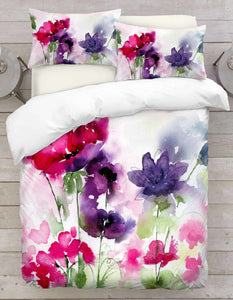 3D Duvet Cover Bonham Floral Bedding Set
