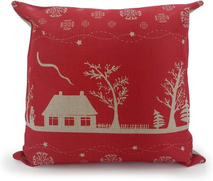 Winter House Cushion Cover