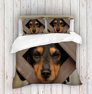 Dog Face 3D Duvet Cover Set