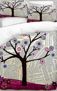 Fantasy Tree Digitally Printed Duvet Cover Set