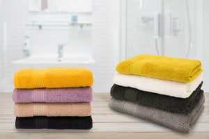 Oasis Charcoal Family Set Cotton Towels