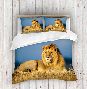 Lion King 3D Duvet Cover Set