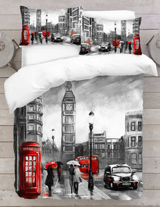 London Big Ben 3D Duvet Cover Set