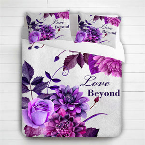 Digitally Printed Love Beyond Duvet Cover Set