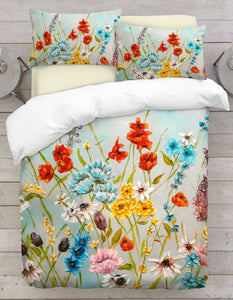 3D Duvet Cover Modern Luxurious Floral Art Bedding Set