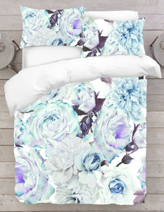 Painted Flower 3D Duvet Cover Set