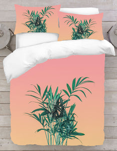Palm Leaves 3D Duvet Cover Set