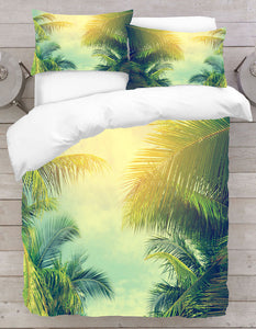 Palm Tree 3D Duvet Cover Set