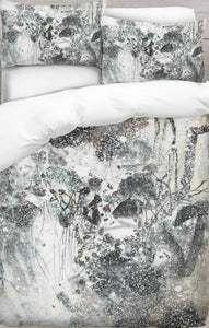 Snow Fall On The Trees Digitally Printed Duvet Cover