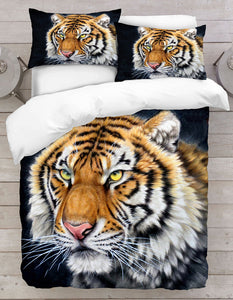 Tiger Printed Duvet Cover