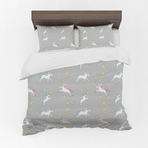 Unicorn Printed Duvet Cover Set