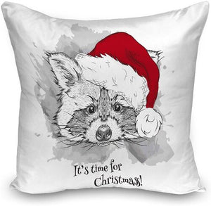Foxy Santa Christmas Cushion Cover Set