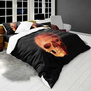 Waxy Skull Halloween Duvet Cover Set