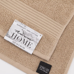 Oasis Beige Family Set Cotton Towels