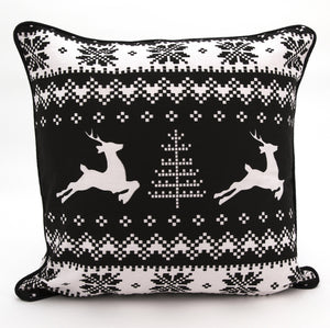 Flying Deer Christmas Cushion Cover with Insert