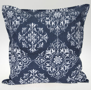 Crockhat Blue Printed 100% Cotton Cushion Covers (20″ x 20”)